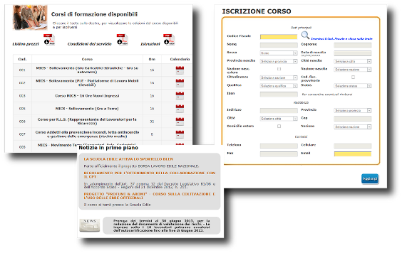 socrates si integra completamente con il sito della scuola edile